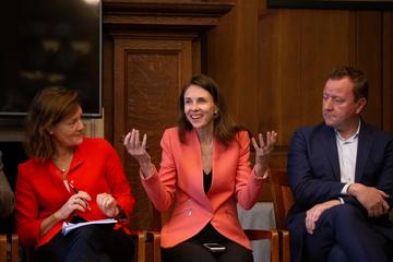 A photo of the panel discussion